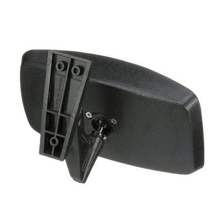 Seachoice Universal Boat Mirror, 8 in. X 4 in. Convex Safety Glass, Black ABS Plastic Housing