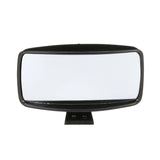 Seachoice Universal Boat Mirror, 8 in. X 4 in. Convex Safety Glass, Black ABS Plastic Housing