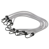 Seachoice Elastic Shock Bungee Cords, 3/4 in. Hooks, 30 in. Long, Pack of 5