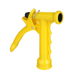 Seachoice 79601 Plastic Hose Nozzle w/ Locking Spray Lever and Stainless Steel Return Spring, Yellow, 5-1/2 In.