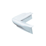 Seachoice 12 In. PVC Dock Bumper Corner, White