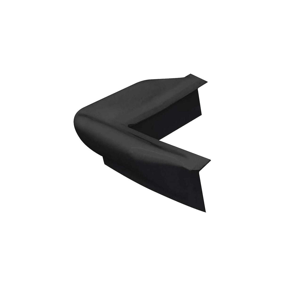 Seachoice 12 In. PVC Dock Bumper Corner, Black