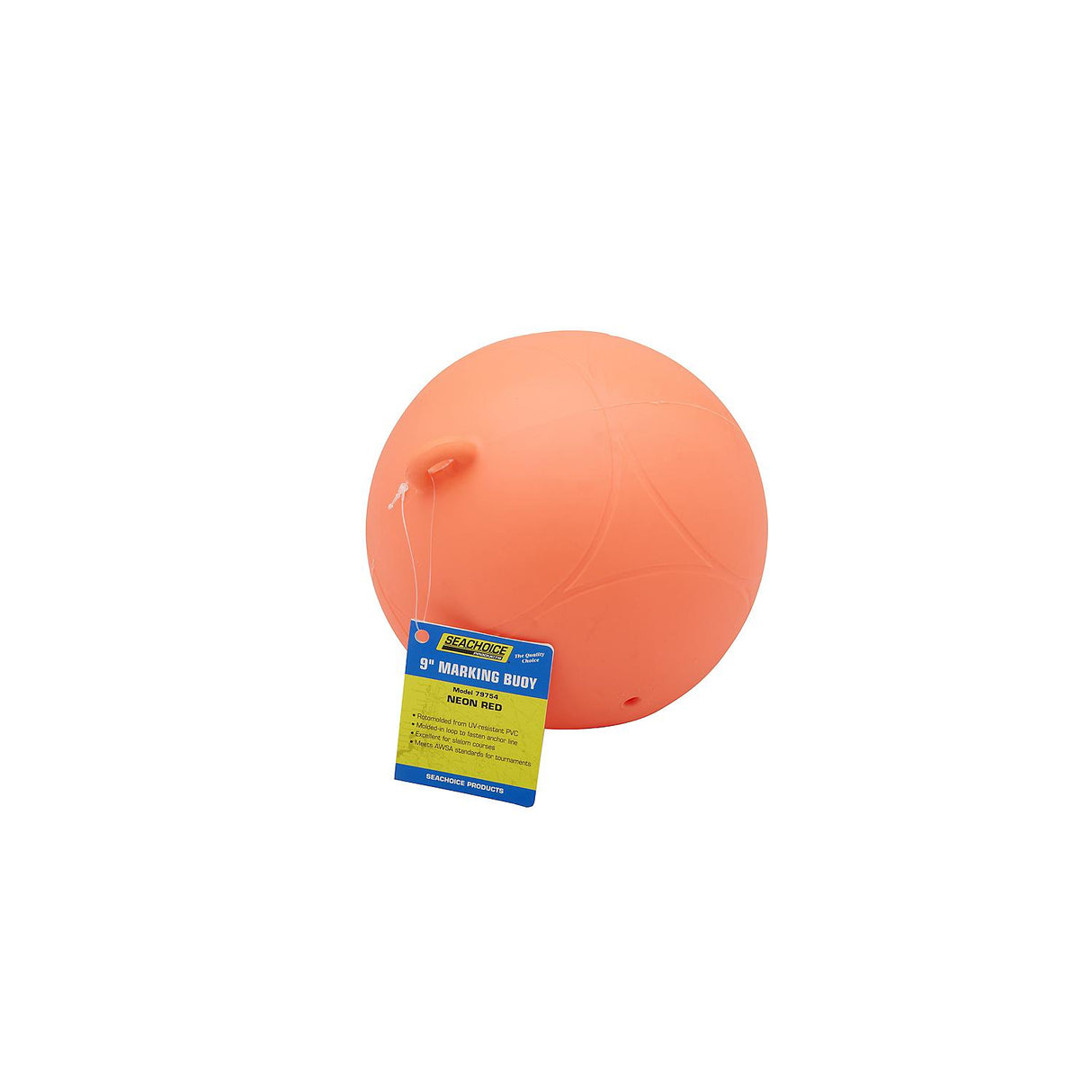 Seachoice Slalom Marking Buoy, 9 in., Neon Red
