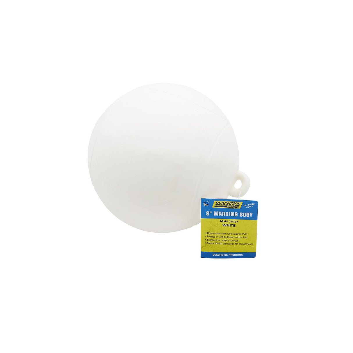 Seachoice Slalom Marking Buoy, 9 in., White