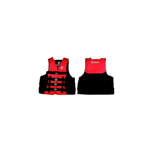 Seachoice 85107 Evoprene Multi-Sport Life Jacket - XL - Red/Black, Fits Chest 40-44 in, USCG Level 70