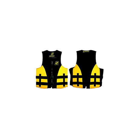 Seachoice 85123 Evoprene Multi-Sport Life Jacket - Youth- Yellow/Black, USCG Level 70