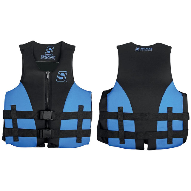 Seachoice 85139 Evoprene Multi-Sport Life Jacket - 3XL - Blue/Black, Fits Chest 50-56 in, USCG Level 70