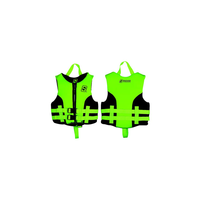 Seachoice 85141 Evoprene Multi-Sport Life Jacket - Child - Green/Black, USCG Level 70