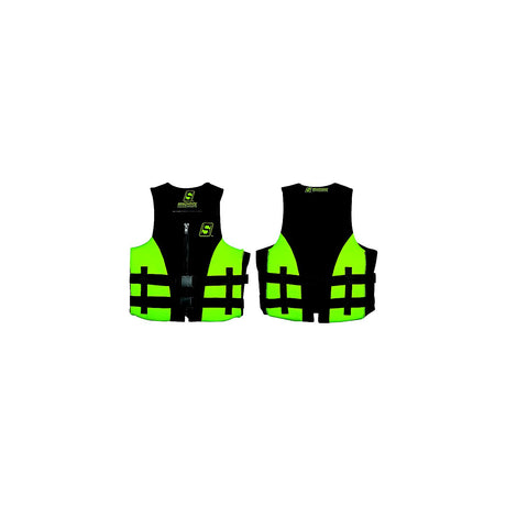 Seachoice 85144 Evoprene Multi-Sport Life Jacket - S - Green/Black, Fits Chest 30-33 in, USCG Level 70