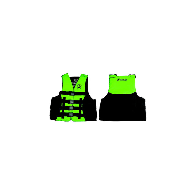 Seachoice 85147 Evoprene Multi-Sport Life Jacket - XL - Green/Black, Fits Chest 40-44 in, USCG Level 70