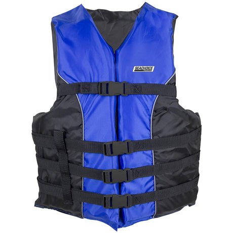 Seachoice 85370 Deluxe Type III 4-Belt, Blue, 4XL/5XL
