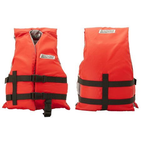 Seachoice General Purpose Life Vest, Child, Red, USCG/TC Approved