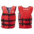Seachoice General Purpose Life Vest, Adult L, Red, Fits Chest 30-52 in, USCG/TC Approved