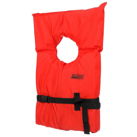 Seachoice Life Vest, Type II Personal Flotation Device, Orange, Adult