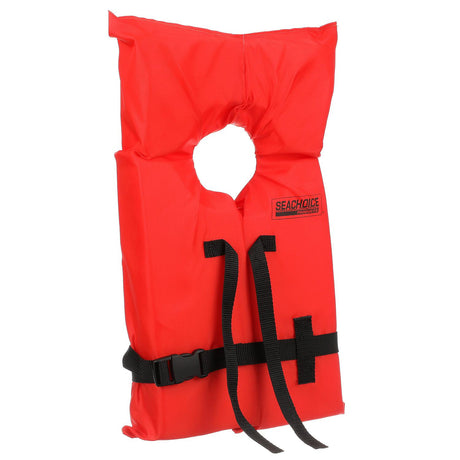 Seachoice Life Vest, Type II Personal Flotation Device, Orange, Youth