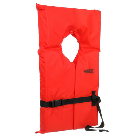 Seachoice Life Vest, Type II Personal Flotation Device, Orange, Adult XL