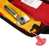 Seachoice Inflatable Personal Flotation Device (PFD), Low-Profile Life Vest, USCG Approved Type V, Adult Size, Red/Black
