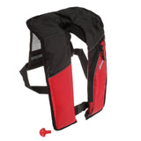 Seachoice Inflatable Personal Flotation Device (PFD), Low-Profile Life Vest, USCG Approved Type V, Adult Size, Red/Black