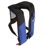 Seachoice Inflatable Personal Flotation Device (PFD), Low-Profile Life Vest, USCG Approved Type V, Adult Size, Blue/Black