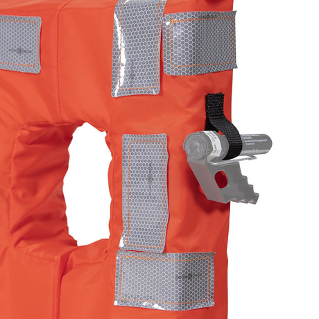 Seachoice Type I Commercial Offshore Vest, Fluorescent Orange, Reflective Panels, Adult, Over 90 Lbs.