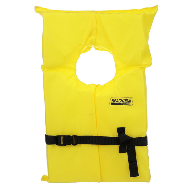 Seachoice Life Vest, Type II Personal Flotation Device, Yellow, Adult