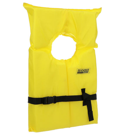 Seachoice Life Vest, Type II Personal Flotation Device, Yellow, Adult