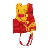 Seachoice Level 70 Life Jacket, Deluxe Adjustable Boat Vest, Bright Yellow and Red, Child, 33-55 Lbs.