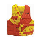 Seachoice Level 70 Life Jacket, Deluxe Adjustable Boat Vest, Bright Yellow and Red, Youth, 55-88 Lbs.