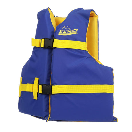 Seachoice Type III Personal Flotation Device, Blue/Yellow, For Youth
