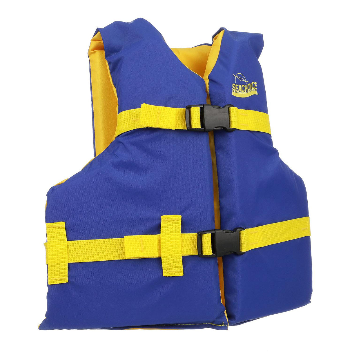 Seachoice Type III Personal Flotation Device, Blue/Yellow, For Youth