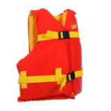 Seachoice Boat Life Jacket, Orange/Yellow, Youth Size, 25-29 In.