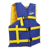Seachoice Level 70 Life Jacket, Adjustable Boat Vest, Blue/Yellow, Universal Adult, Over 90 Lbs.