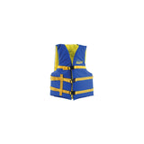 Seachoice Level 70 Life Jacket, Adjustable Boat Vest, Blue/Yellow, XL Adult, Over 90 Lbs.