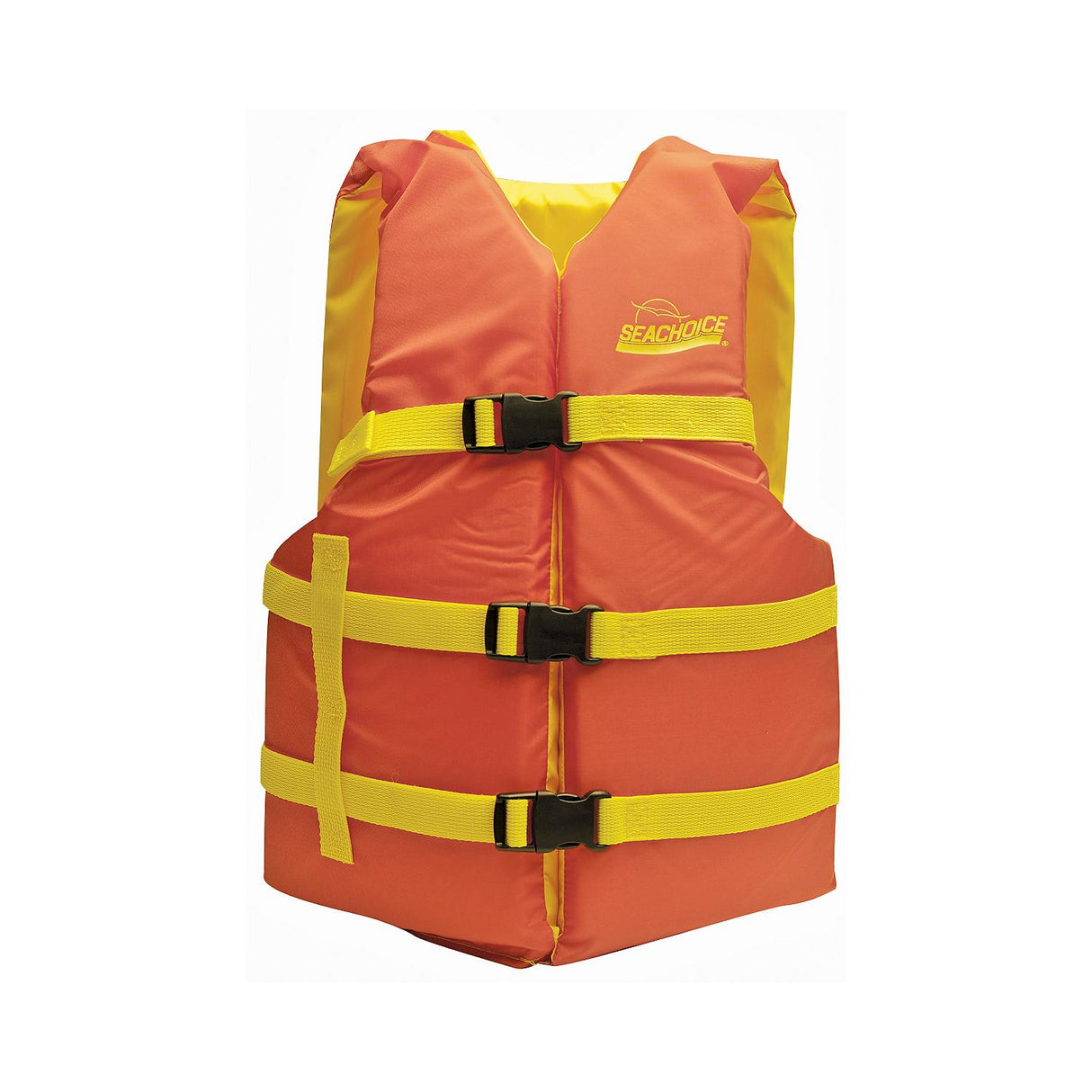 Seachoice Universal Life Vest, Orange/Yellow, 30-48 In.