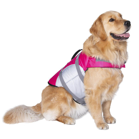 Seachoice 86265 Dog Life Jacket, Color: Pink, Size: XL