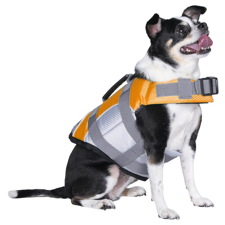 Seachoice 86271 Dog Life Jacket, Color: Orange, Size: XS