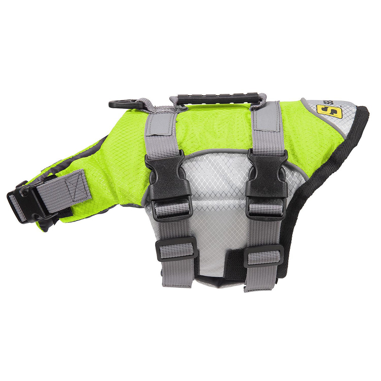 Seachoice 86281 Dog Life Jacket, Color: Green, Size: XS