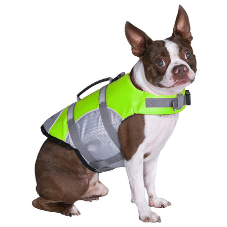 Seachoice 86283 Dog Life Jacket, Color: Green, Size: M