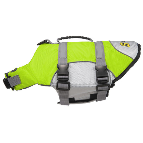 Seachoice 86284 Dog Life Jacket, Color: Green, Size: L