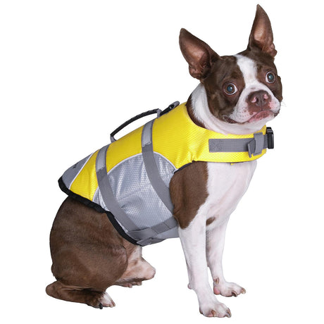 Seachoice 86293 Dog Life Jacket, Color: Yellow, Size: M