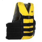 Seachoice 86420 Level 70 Life Jacket, Deluxe Adjustable 4-Belt Ski Vest, Yellow and Black, Size L/XL, 40-52 in. Chest