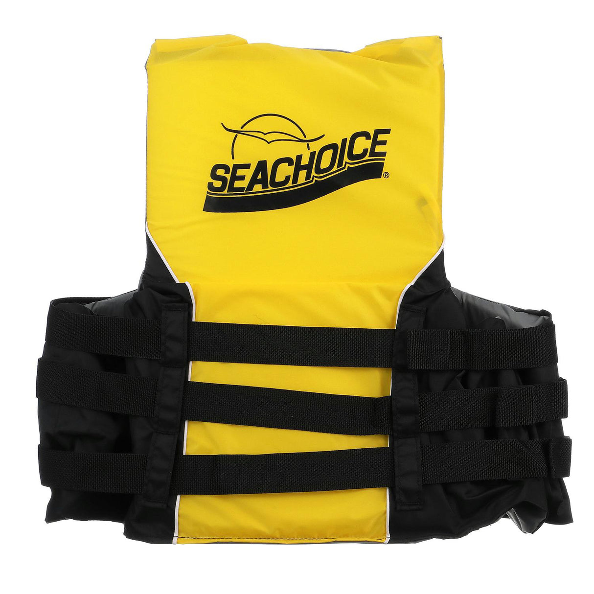 Seachoice 86430 Level 70 Life Jacket, Deluxe Adjustable 4-Belt Ski Vest, Yellow and Black, Size XXL/XXXL, 50-60 in. Chest