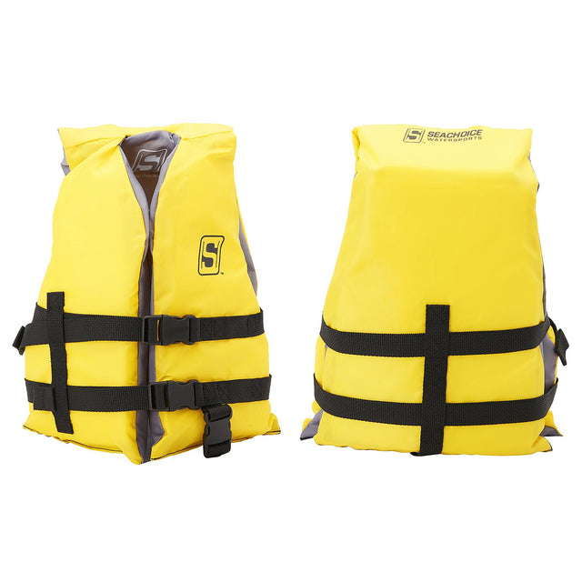 Seachoice General Purpose Life Vest, Child, Yellow, USCG/TC Approved