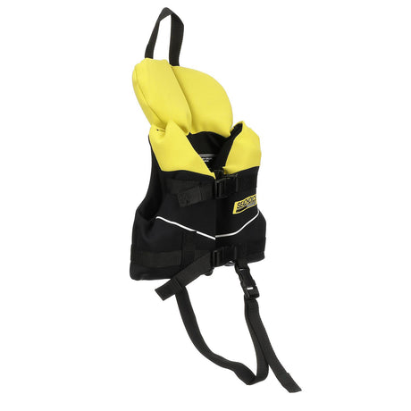 Seachoice Neoprene Multi-Sport Vest, Yellow/Black, Infant Size Up to 30 Lbs., Coast Guard Type II
