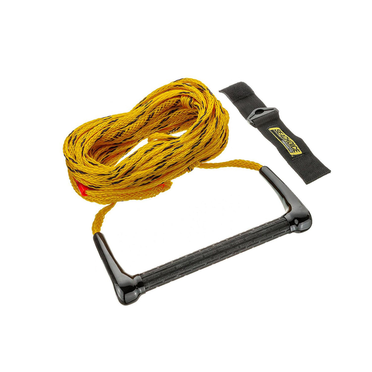 Seachoice Water Ski Rope, 75 Ft. Long, 12 In. Handle w/ Textured Rubber Grip