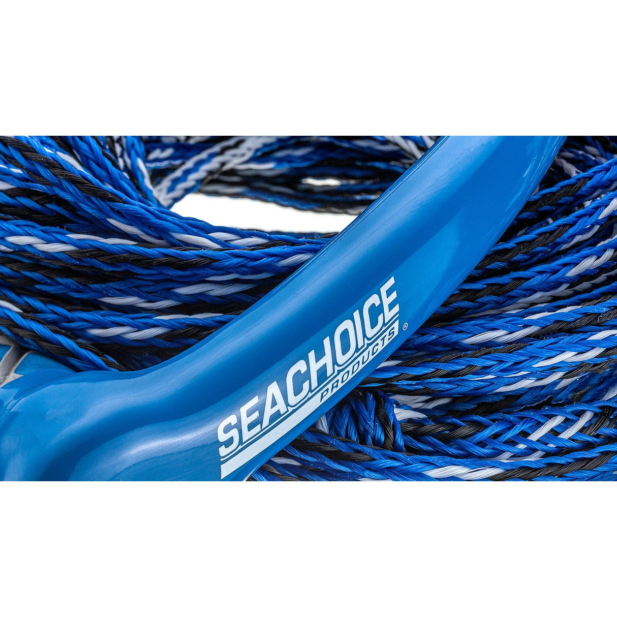 Seachoice 3-Section Wakeboard Rope, 65 Ft. Long, 15 In. Handle w/ Textured EVA Grip