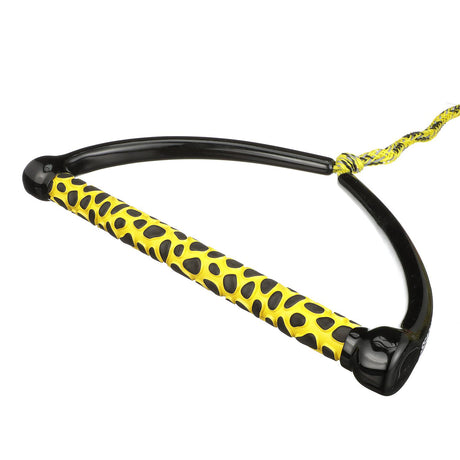 Seachoice 5-Section Reflective Wakeboard Rope, 75 Ft. Long, 15 In. Handle w/ Textured EVA Grip