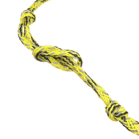 Seachoice 5-Section Reflective Wakeboard Rope, 75 Ft. Long, 15 In. Handle w/ Textured EVA Grip