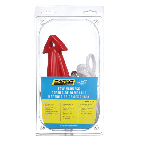 Seachoice 86753 Tow Harness w/ 8 Ft. Rope, 3/8 In. Diameter Line, 1,000 Lb. Tow Capacity