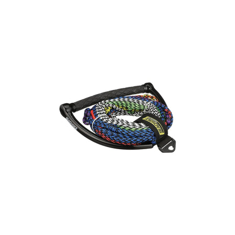 Seachoice 8-Section Water Ski or Wakeboard Rope, 75 Ft. Long, 13 In. Handle w/ Textured Rubber Grip